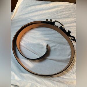 Andrew Fezza brand new Black Italian Leather Belt size 42 asking $75
